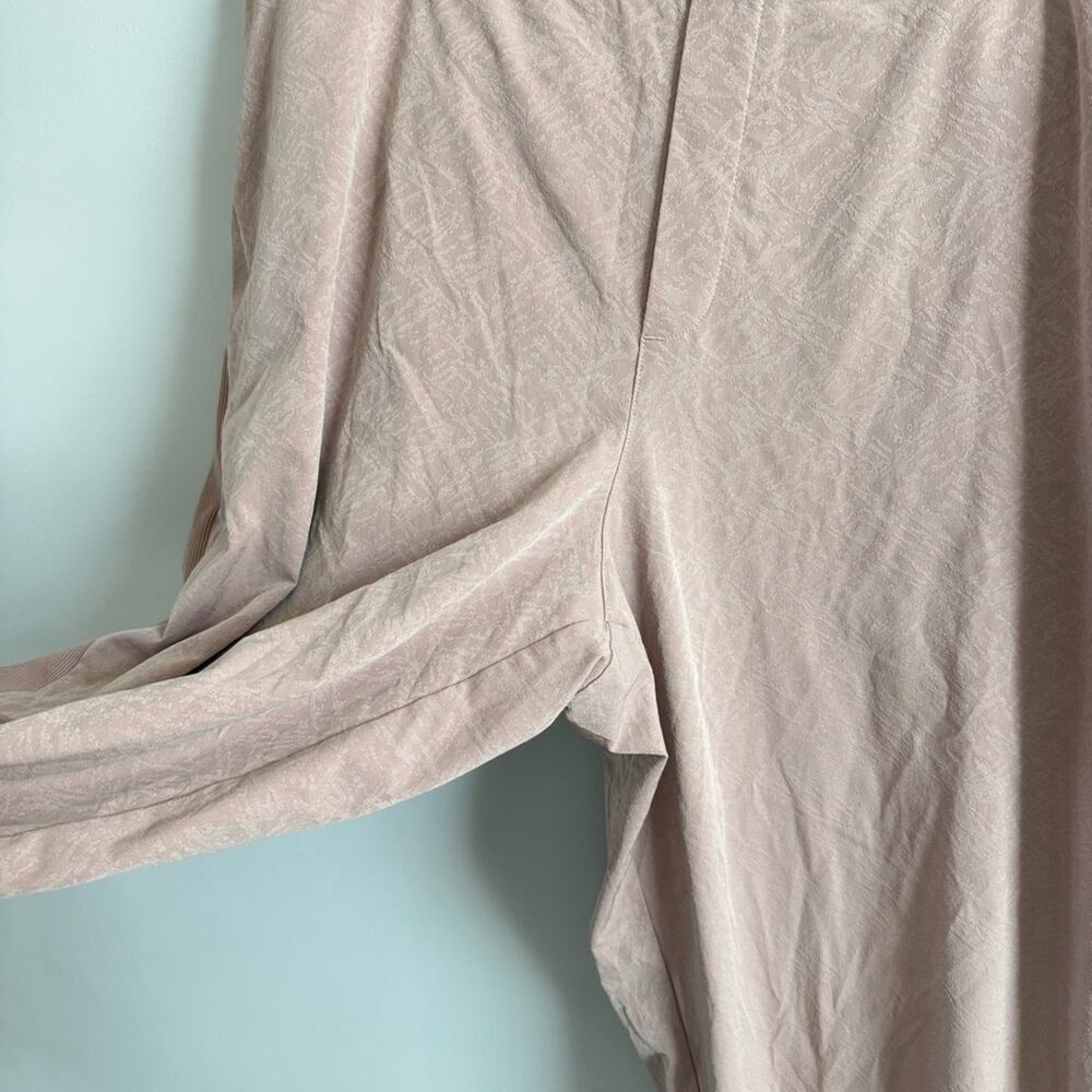 Athleta | Women’s Brooklyn Textured Ankle Pant Grain Camo Mocha Latte Blush Pink - Picture 4 of 10